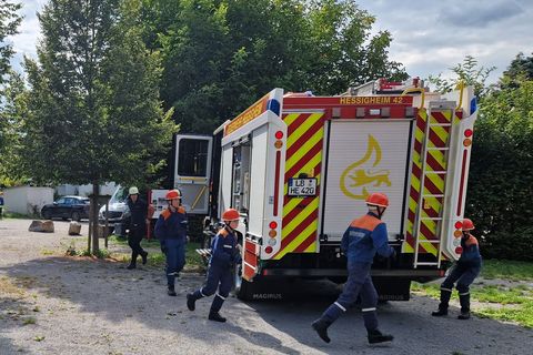 Jugendfeuerwehr im Einsatz