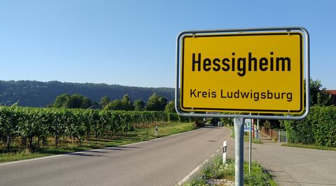 Ortseingang Hessigheim