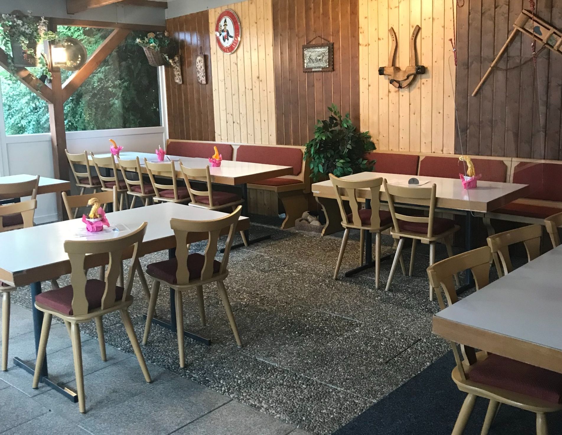Überdachte Außenterrasse